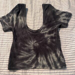 PacSun Scoop Neck TieDye Crop Top